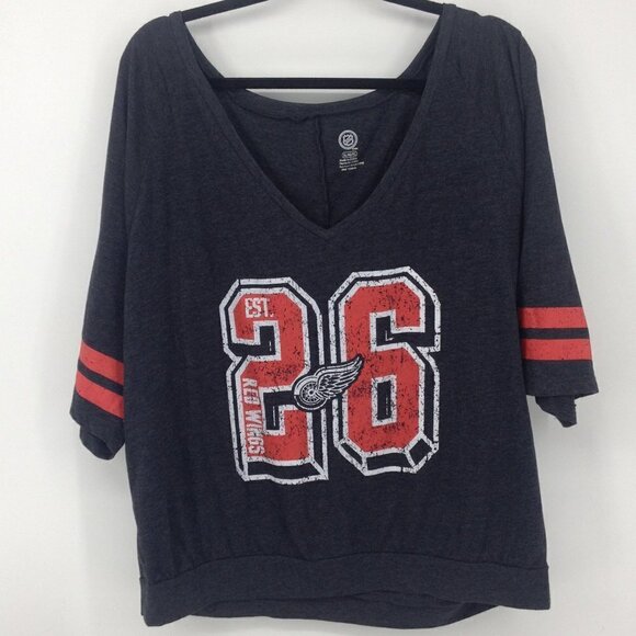 Red Wings # 26 Jersey Faded Style T Shirt Size Xl - Picture 4 of 8